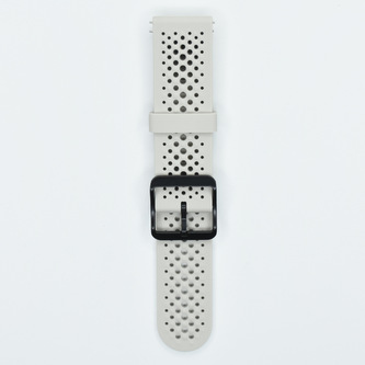 Jednobarevný řemínek s přezkou 22mm,Slonová kost