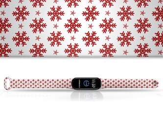 Náhradní náramek Mi band 3/4/5/6 Vločky 2,Xiaomi Mi band 5/6 Náhradní náramek Mi band 3/4/5/6 Vločky 2,Xiaomi Mi band 5/6