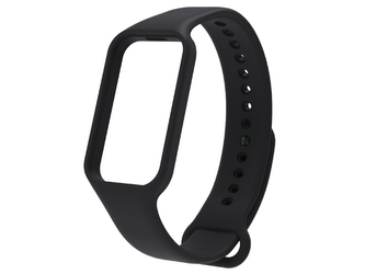 Jednobarevný náhradní náramek Mi Band 8 Active / Redmi Band 2,Černá