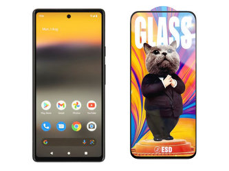3D Ochranné tvrzené sklo na Google Pixel 6 - Mr. Cat ESD