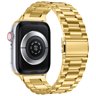 Celokovový řemínek pro Apple Watch 38/40/41/42(S10)mm,Zlatá