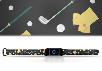 Náhradní náramek Mi band 3/4/5/6/7 Golf,Vícebarevná,Xiaomi Mi band 3/4