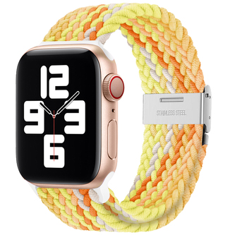 Pletený řemínek pro Apple Watch 42/44/45/46/49mm,Odstíny žluté