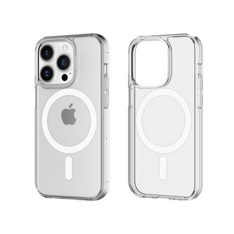 Průhledný tvrzený MagSafe kryt na iPhone 14 Pro