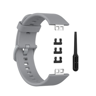 Jednobarevný náhradní řemínek pro Huawei Fit,Šedá,Huawei Fit