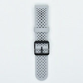 Jednobarevný řemínek s přezkou 22mm,Šedá