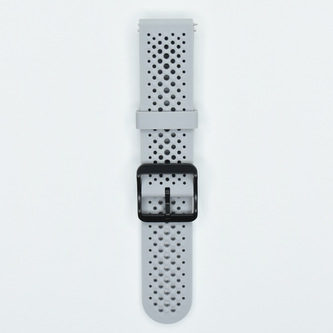 Jednobarevný řemínek s přezkou 22mm,Šedá