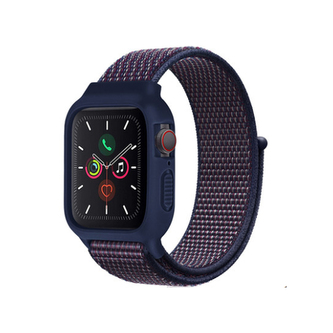 Nylonový set 2v1 pro Apple Watch 38/40/41/42(S10)mm,Modro-Fialová Nylonový set 2v1 pro Apple Watch 38/40/41/42(S10)mm,Modro-Fialová