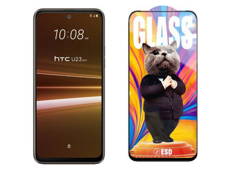 3D Ochranné tvrzené sklo na HTC U23 Pro - Mr. Cat ESD