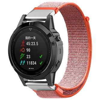 Nylonový řemínek 26mm,Oranžovo-červená