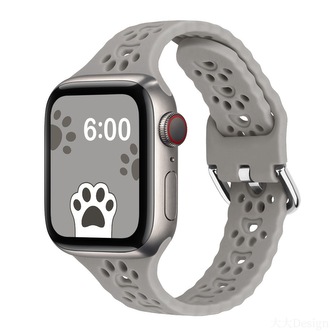 Řemínek s pacičkami a přezkovým zapínáním pro Apple Watch 42/44/45/46/49mm,Šedo-hnědý Řemínek s pacičkami a přezkovým zapínáním pro Apple Watch 42/44/45/46/49mm,Šedo-hnědý