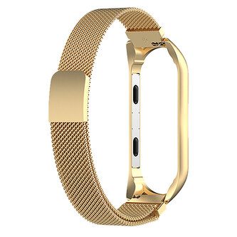 Milánský tah magnetické zapínání Mi Band 3/4,Žlutá,Xiaomi Mi band 3/4