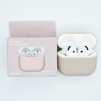 Jednobarevný obal pro AirPods 4,Baby pink Jednobarevný obal pro AirPods 4,Baby pink