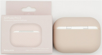 Jednobarevný obal pro AirPods PRO / 2 PRO,Baby pink