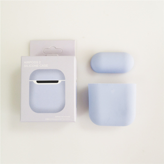 Jednobarevný obal pro AirPods 1/2,Diamond blue