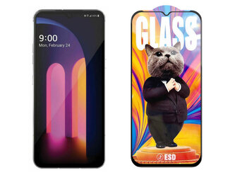 3D Ochranné tvrzené sklo na LG V60 ThinQ 5G - Mr. Cat ESD
