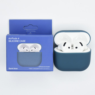 Jednobarevný obal pro AirPods 4,Dark Blue