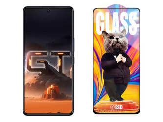 3D Ochranné tvrzené sklo na Infinix GT 10 Pro - Mr. Cat ESD