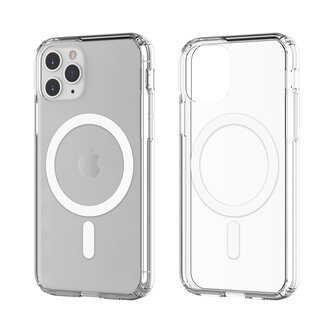 Průhledný tvrzený MagSafe kryt na iPhone 11 Pro
