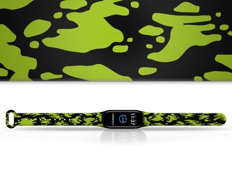 Náhradní náramek Mi band 3/4/5/6/7 Zelená skvrna,Vícebarevná,Xiaomi Mi band 3/4
