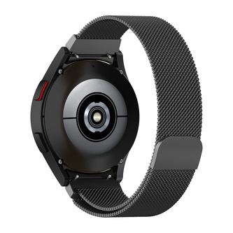 Milánský tah pro Samsung Galaxy Watch 4/5/6,Černý