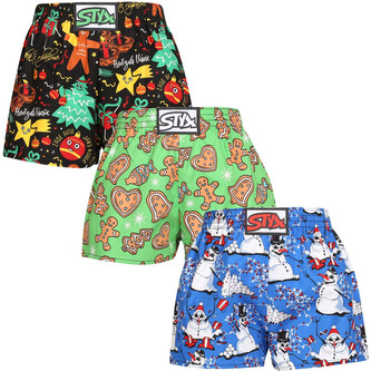 3PACK dětské trenky Styx art klasická guma vícebarevné (3J17134) 12-14 let 3PACK dětské trenky Styx art klasická guma vícebarevné (3J17134) 12-14 let