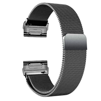 QuickFit magnetický milánský tah 20mm,Černý