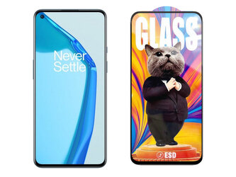 3D Ochranné tvrzené sklo na OnePlus 9 (Čína) - Mr. Cat ESD