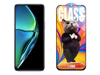 3D Ochranné tvrzené sklo na Infinix HOT 20 5G/X666B - Mr. Cat ESD