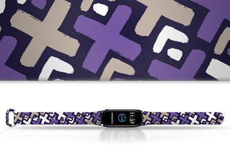 Náhradní náramek Mi band 3/4/5/6/7 Křížky,Vícebarevná,Xiaomi Mi band 3/4 Náhradní náramek Mi band 3/4/5/6/7 Křížky,Vícebarevná,Xiaomi Mi band 3/4