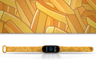 Náhradní náramek Mi band 3/4/5/6/7 Hranolky,Vícebarevná,Xiaomi Mi band 5/6/7