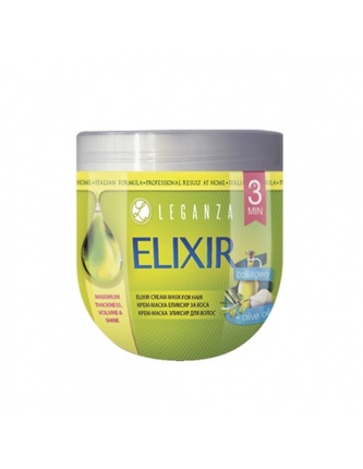 LEGANZA: Elixír krémová maska na vlasy s kolagenem a olivovým olejem 1000ml  K2999