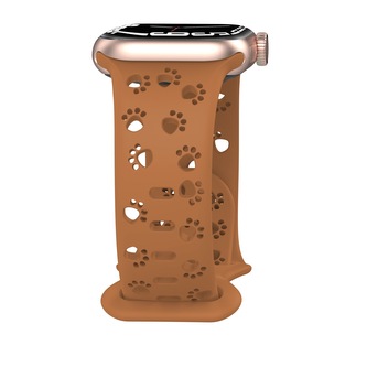 Řemínek s perforovanými pacičkami pro Apple Watch 38/40/41/42(S10)mm,Hnědý Řemínek s perforovanými pacičkami pro Apple Watch 38/40/41/42(S10)mm,Hnědý