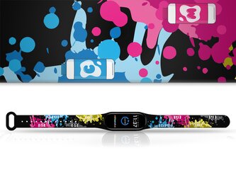 Náhradní náramek Mi band 3/4/5/6/7 Barevné cákance,Vícebarevná,Xiaomi Mi band 3/4 Náhradní náramek Mi band 3/4/5/6/7 Barevné cákance,Vícebarevná,Xiaomi Mi band 3/4