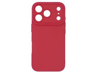 Silikonový červený kryt se zvýšenou ochranou čoček pro iPhone 17 Pro