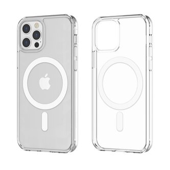 Průhledný tvrzený MagSafe kryt na iPhone 12/12 Pro