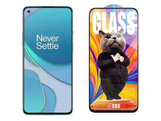 3D Ochranné tvrzené sklo na OnePlus 8T 5G - Mr. Cat ESD