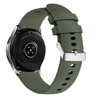 Řemínek s přezkovým zapínáním 22mm,Armádně Zelená