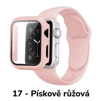 Set 3v1 pro Apple Watch,17 - Pískově Růžová,42mm (series 10),M/L (Pro obvod ruky 15-20 cm)