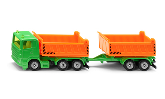 Siku 16 - Ciężarówka wywrotka z przyczepą S1685