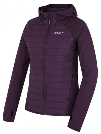 Dámská hybrid mikina Arya L dark purple - M