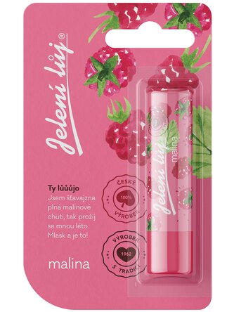 Jelení lůj | Malina - Svěží ochrana, komfort a regenerace s příchutí ovoce