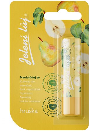 Jelení lůj | Hruška - Svěží ochrana, komfort a regenerace s příchutí ovoce