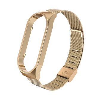 Milánský tah celokovový náhradní náramek pro Mi Band 7,Růžovo-zlatý,Xiaomi Mi Band 7