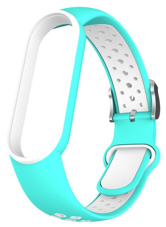 Náhradní náramek Mi band 7/6/5 EF,Zeleno-Bílá,Xiaomi  Mi band 5/6/7