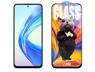 3D Ochranné tvrzené sklo na Honor X7a - Mr. Cat ESD