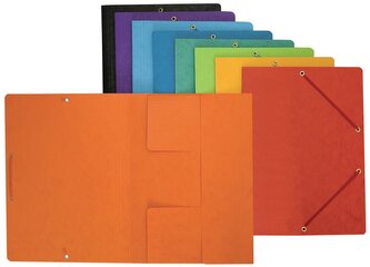 TECZKA PRESZPANOWA Z GUMKĄ BANTEX A4 ŻÓŁTY