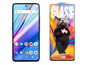 3D Ochranné tvrzené sklo na Blu F91 - Mr. Cat ESD