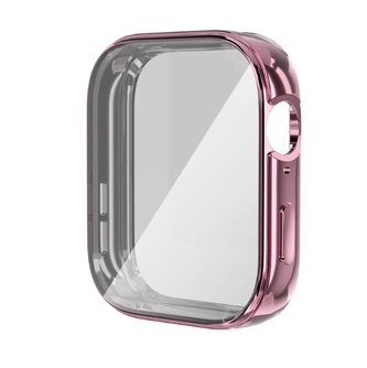 Ochranný silikonový kryt pro Huawei Fit 3,Růžová