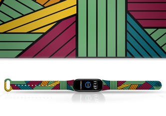 Náhradní náramek Mi band 3/4/5/6/7 Popruhy,Vícebarevná,Xiaomi Mi band 5/6/7